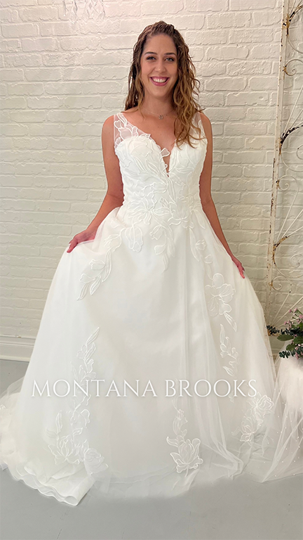 Aline wedding dress