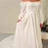 Charmeuse wedding dress with removable sleeves purchased over the internet