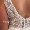 Lace back on a wedding dress